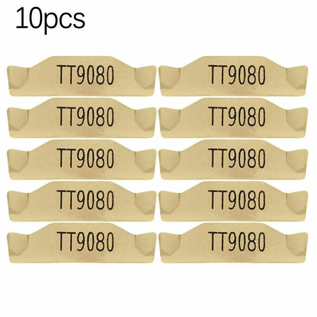 10 Inserts Carbure Tungstène MGMN200-G - Pour Outils De Tour Acier, Dimensions 16x3x2mm