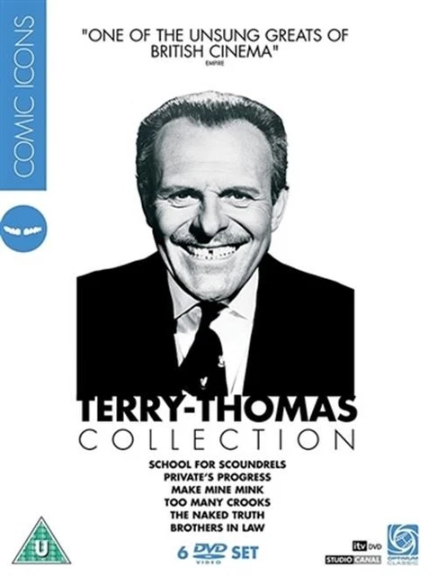 TERRY THOMAS COLLECTION Comic Icons DVD Movie Film Boxset 6 Disc Box ...
