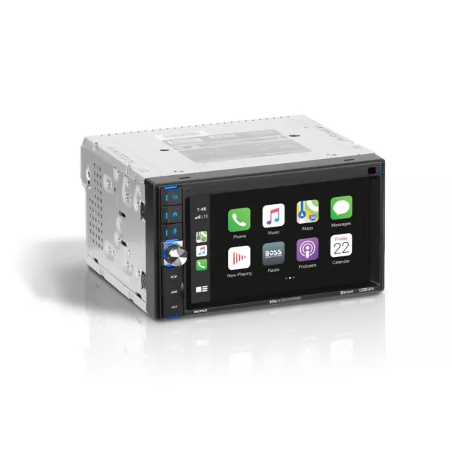 BOSS Audio Systems BCP62 6.2” Car Stereo - CarPlay, Touchscreen, No DVD, AM/FM