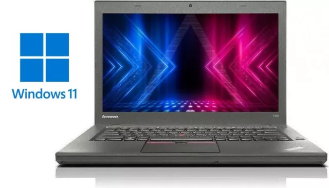 Lenovo ThinkPad T450 I7-5600U 14" 1600 x 900 16GB 256GB SSD Win 11 A-Ware
