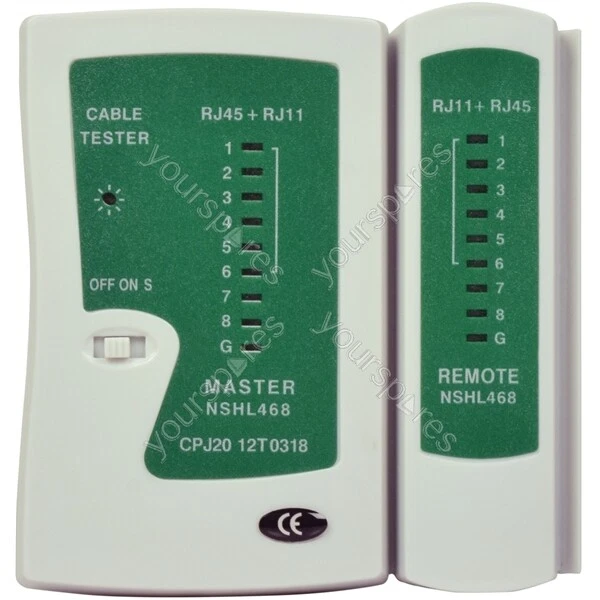 Mercury RJ45/RJ11 Ethernet Network Cable Tester