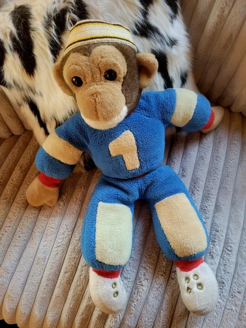 Ancienne et Rare Grande Peluche Singe Marque Nounours - Collection