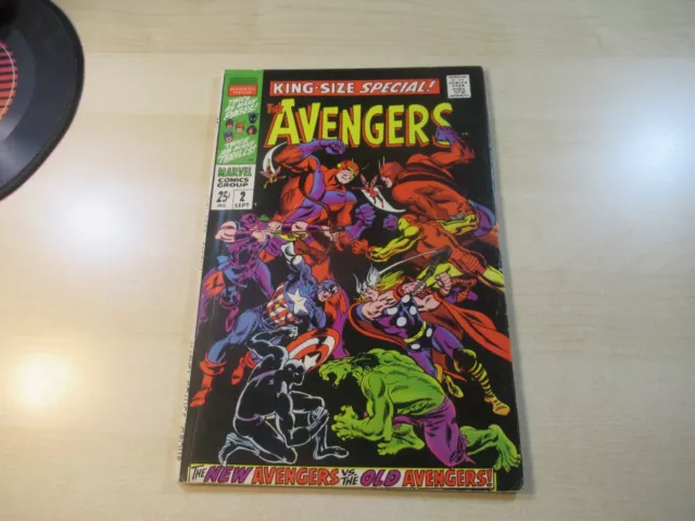 Avengers King-Size Special #2 Marvel Silver Age New Vs Old Avengers Battle Cover