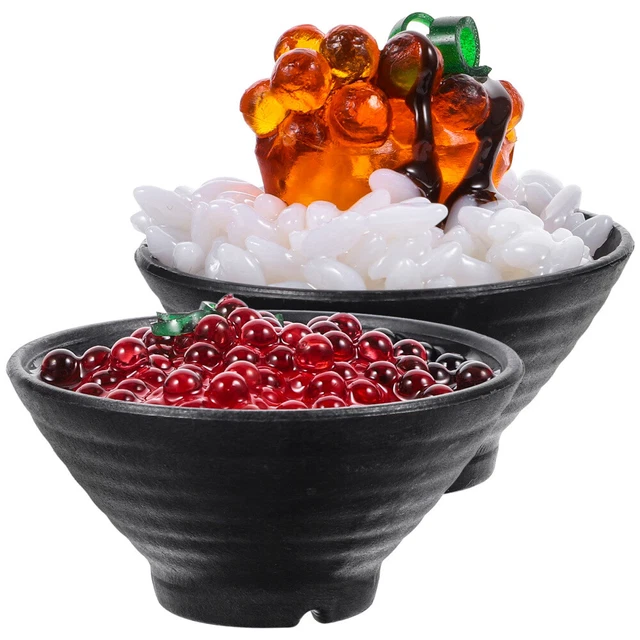 2 pz gioco da cucina sushi riso simulato giocattolo alimentare sushi riso cibo falso bambino