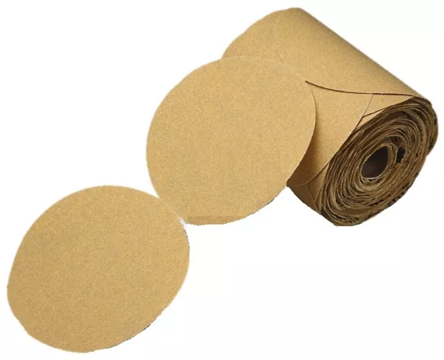 49909-Stikit Gold Paper Disc Roll 216U-5inxNH P80 Awt-125dscs/rl-1rl/pk - (1 PK)