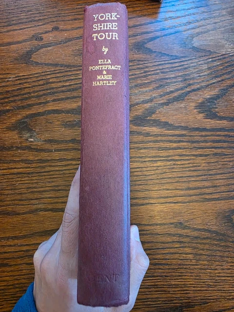 YORKSHIRE TOUR ELLA Pontefract Marie Hartley 1950 Vintage Illustrated ...