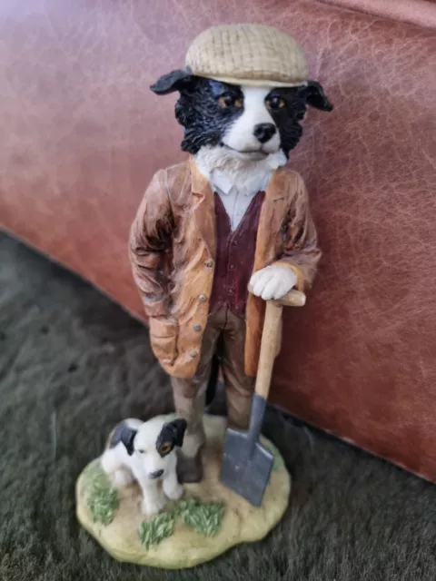 Out Digging Border Collie Ornament