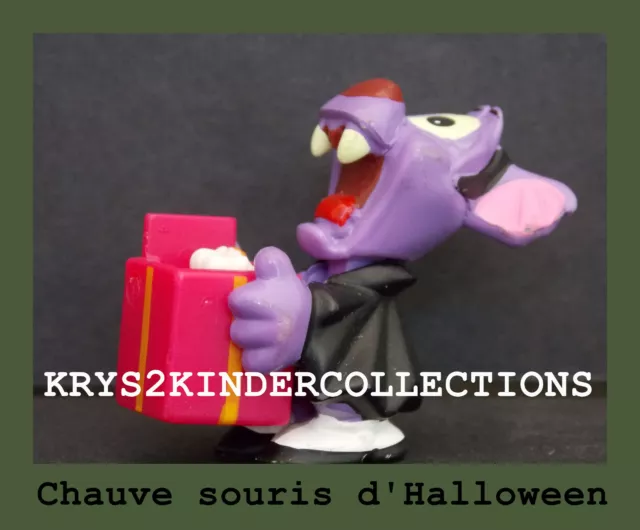 Jouet Kinder Halloween Chauve Souris Roger Lafrousse France 2000 +BPZ