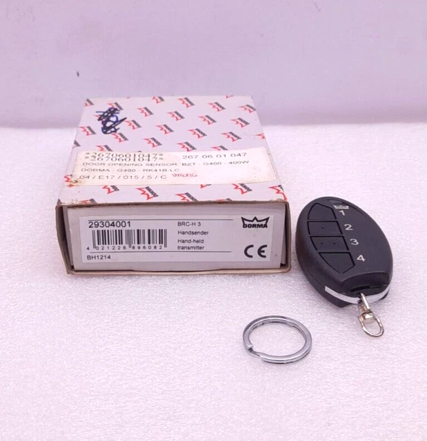 Dorma 29304001 BRC-H 3 Handsender Hand-held Transmitter G400-RK41B-LC