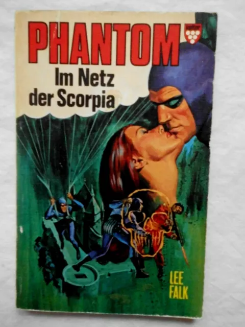 Kelter TB PHANTOM von Lee Falk Nr.20  "Im Netz der Scorpia"  1.Auflage 1975 rar