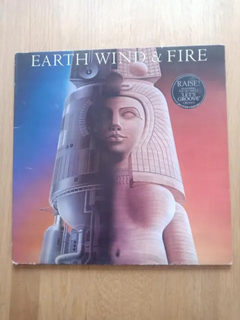 EARTH WIND AND FIRE - Raise! Vinyl LP 1981 - SOUL FUNK DISCO VG PLUS