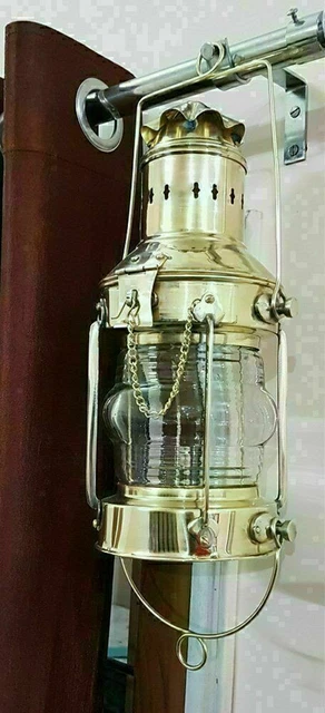 Nautische Öllampe aus Messing Maritime Schiffslaterne - Bootslichtlampe