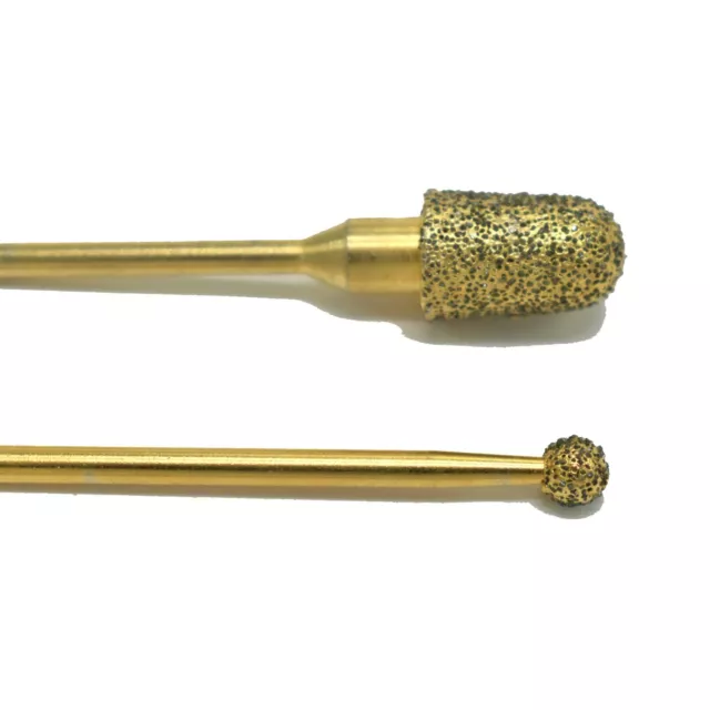 Golden Diamond & CBN Mounted Burs - 3/32" Shank -Pick a Size & Amount! Free Ship