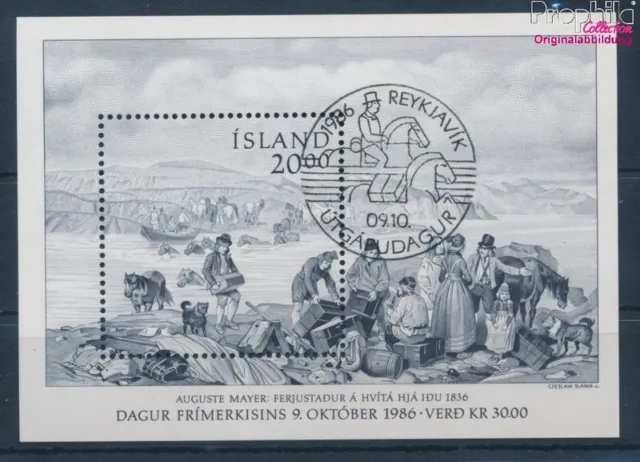 Briefmarken Island 1986 Mi Block7 gestempelt (10293457