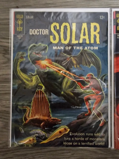 Doctor Solar Man of the Atom #13 (1965) Painted Cover Gold Key Comics - VF