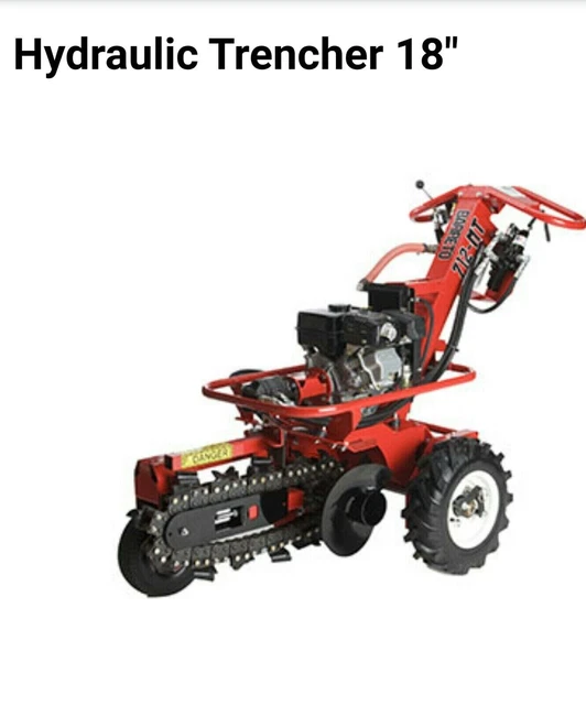 BARRETO 712-MT SELF PROPELLED HYDRAULIC TRENCHER / Local Pickup BARRETO 712-MT SELF PROPELLED HYDRAULIC TRENCHER / Local Pickup