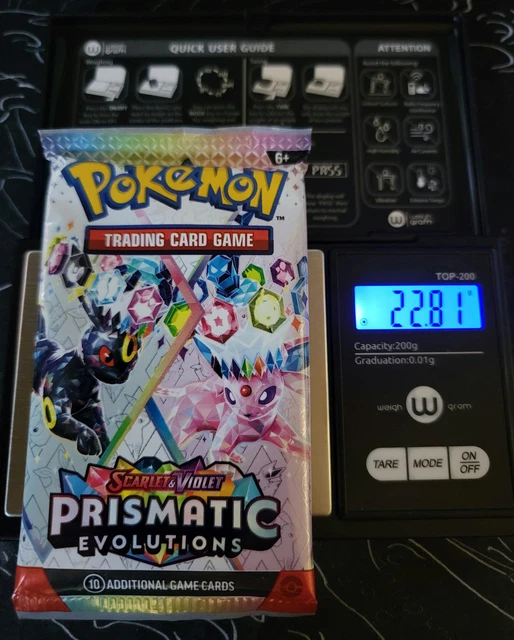 Pokemon TCG Prismatic Evolutions Single Booster Packs – Factory Sealed (2025)