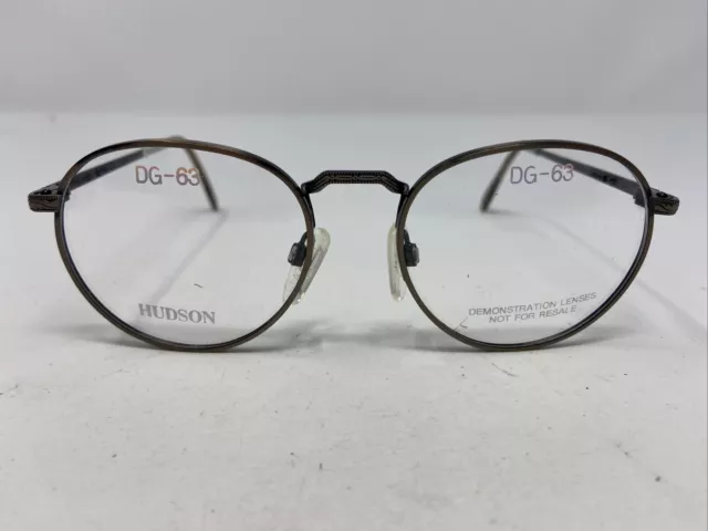 Hudson Optical DG-63 A/BROWN 51-18-145 Metal Full Rim Eyeglasses Frame :324