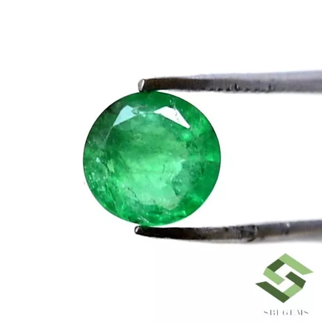 6 mm Certified Natural Emerald Round Cut 0.80 CTS Untreated Loose Gemstone 3