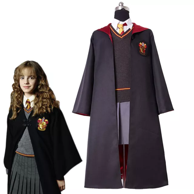HARRY POTTER HERMIONE Granger Gryffindor COSplay Costume Uniforme Kids  Capretto EUR 49,99 - PicClick IT