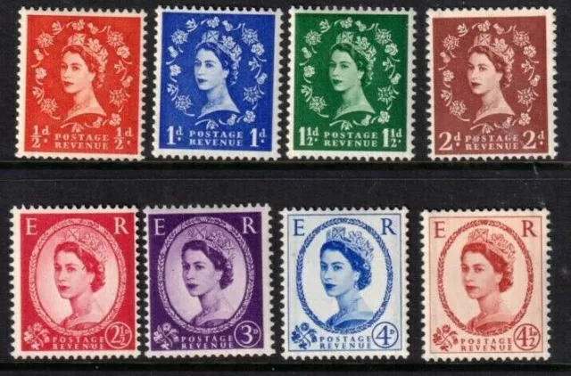 SG587-594 1958 Graphite Set M/MINT(166/547)