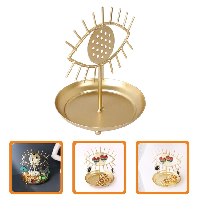 Orecchino-supporto-occhio creativo modellato gioielli-organizer-collane-supporto-organo