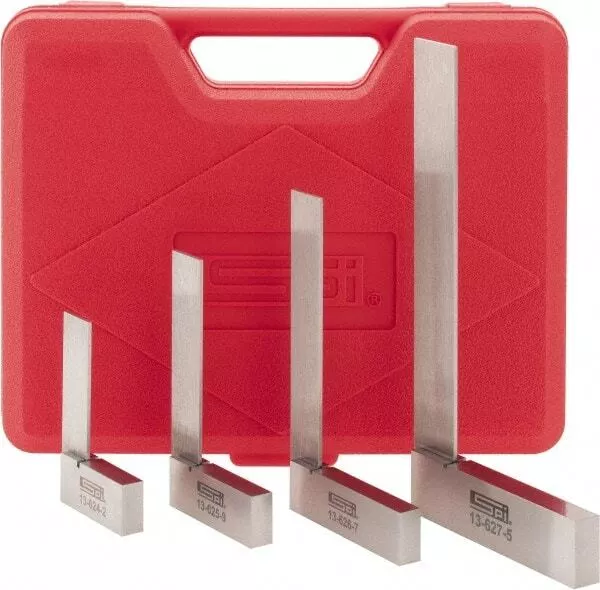SPI 13-634-1 Four Piece Machinist Square Set with 2", 3", 4" & 6" Blades