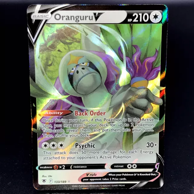 Oranguru V - SWSH Astral Radiance 133/189 - Half-Art Rare Pokemon Card