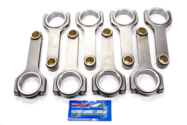 Scat 6.385 In Forged H-Beam Connecting Rod Bbc 8 Pc P/N 2-454-6385-2200A