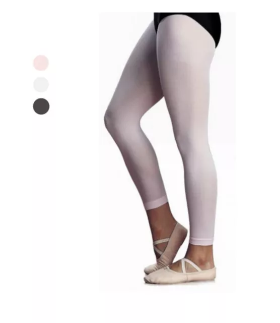 Legging  Collant Danza Classica 50 Denari, Microfibra 3D Footless Tights