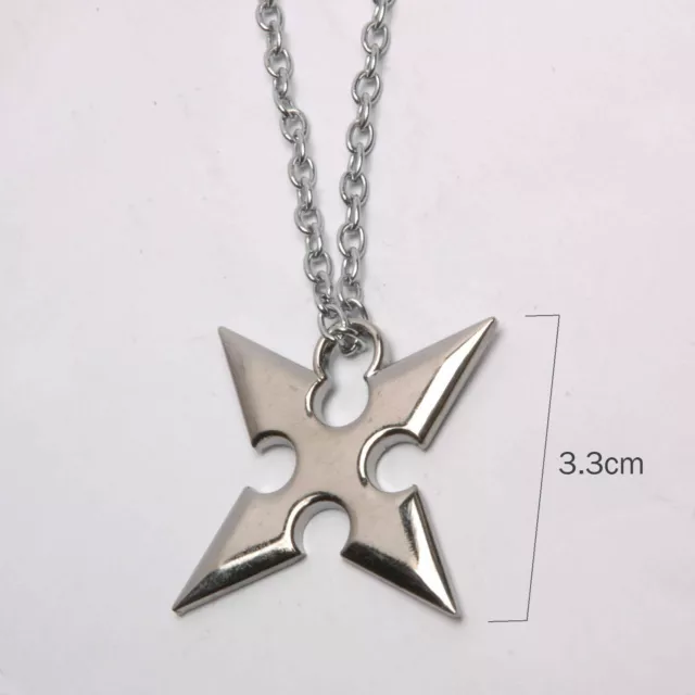 Kingdom Hearts Roxas Cross Necklace Accessory 2