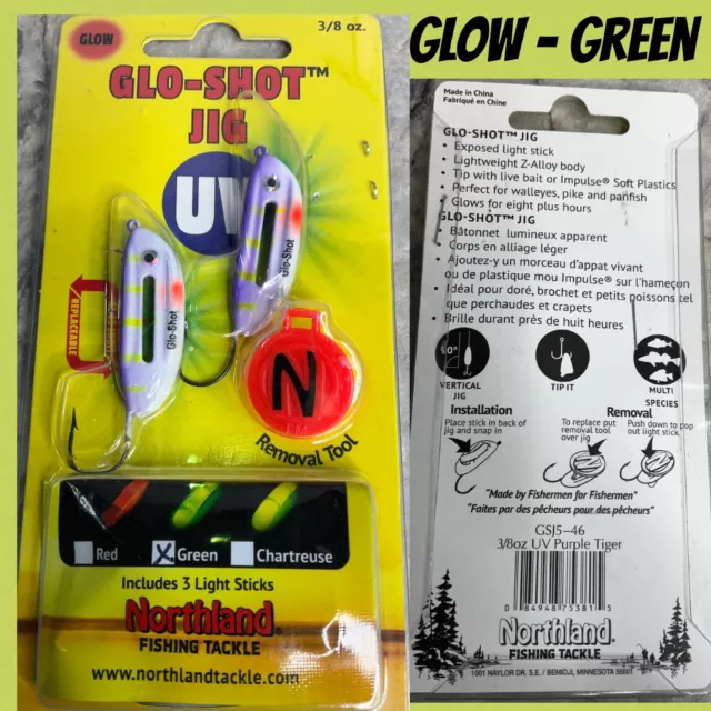 NORTHLAND FISHING TACKLE - Glo-Shot® Jig - 1/8 oz. - Various Colors  Available $9.99 - PicClick