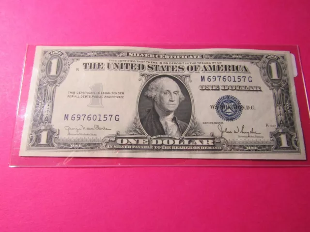 1935-D $1 Silver Certificate Fr 1613N Narrow #13 - Gem