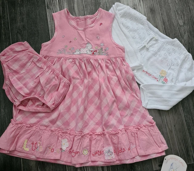 Bnwt Humphreys Corner Lotties Flowers 6-9 Months Dress Set Baby Shower Gift
