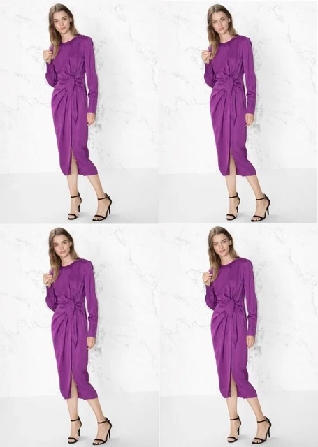 strapless open back dress Rosa Clothing French Sleeve Open Back Button Front Dress main image 1