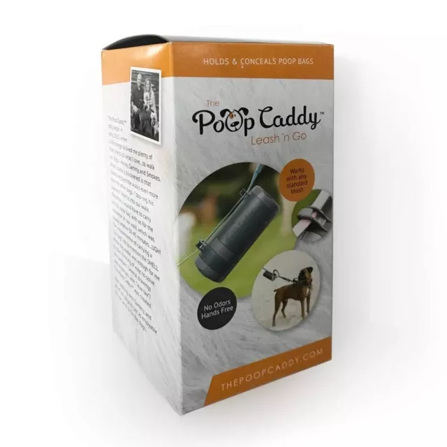 Transporteur/stockage et distributeur de sacs The Poop Caddy™ Leash n Go™ Dog Waste