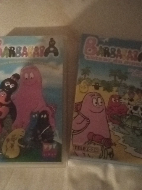 Lot de 3m2 K7 VHS Barbapapa - Autour du monde - Années 1999 à 2001