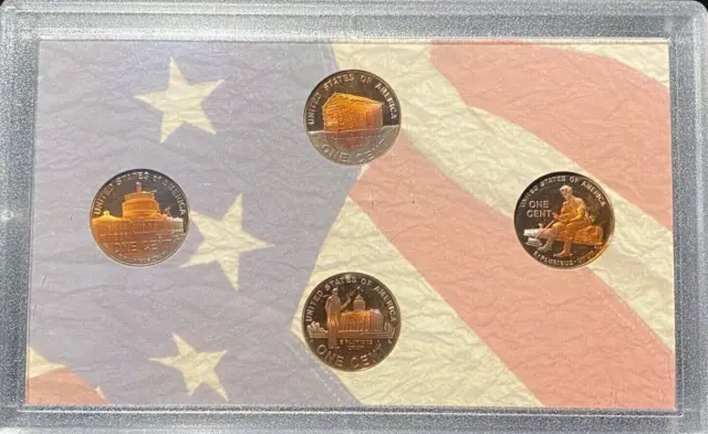 2009 S Lincoln One Cent 4 Coin Bicentennial Proof Set