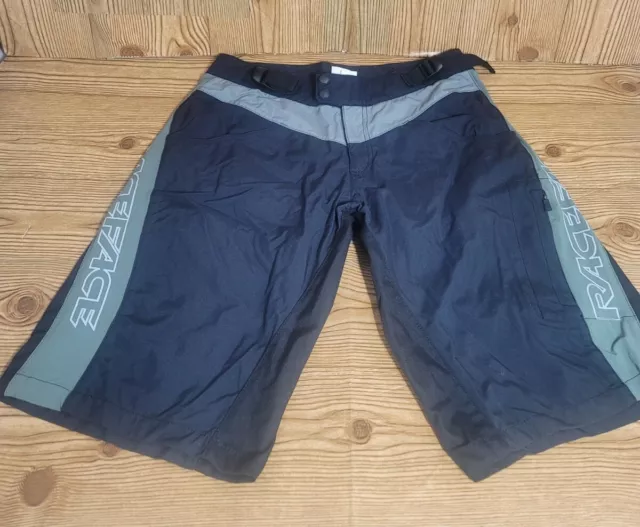 RaceFace Mens Size S Mountain Biking Black Tech Baggy Shorts Race Face BD