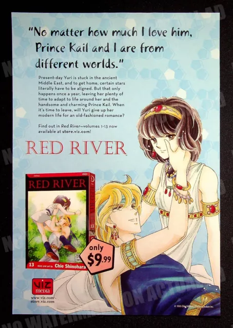 Red River Viz Media Trade Print Magazine Ad Poster Manga ADVERT Chie Shinohara