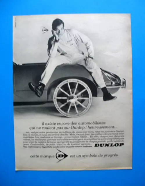 Publicite De Presse Dunlop Sp Sport Pneu La Securite N'a Pas De Prix Ad 1969