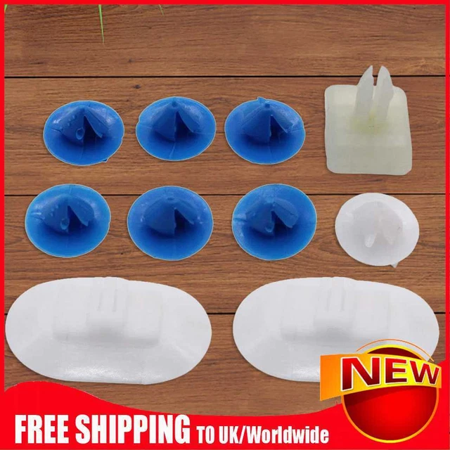10Pcs Side Skirt Securing Kit Side Skirt Connector Set for Citroen DS3 2009-2015
