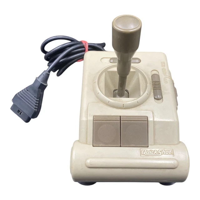 Deluxe Joystick Controller Quick Shot Classic 5 QS-113A 15 Pin UNTESTED AS IS