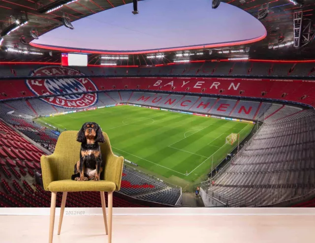 3D Allianz Arena Munich Bayern Tapete Wandgemälde Fototapete Wandaufkleber