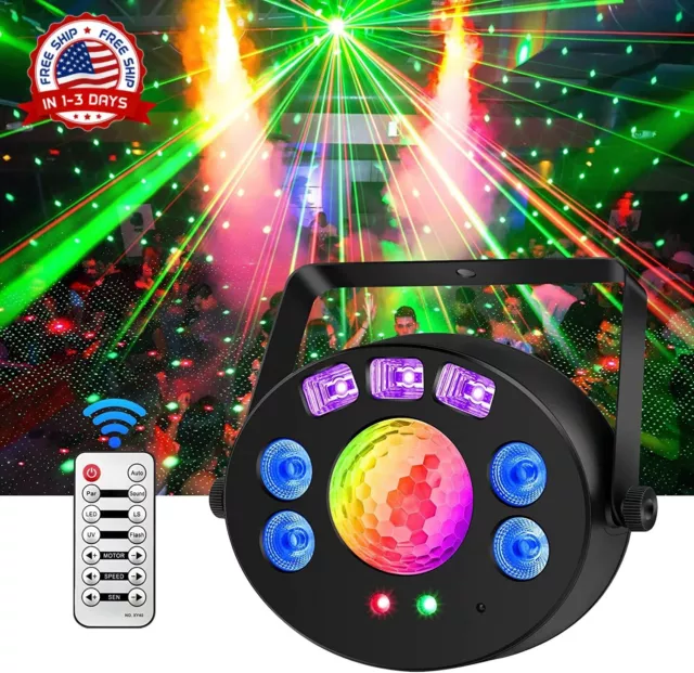 Proyector láser de discoteca Luces para fiesta DJ escenario con control remoto