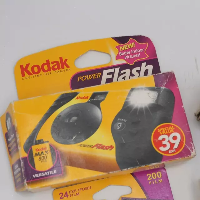 Kodak Film Lot 4 Rolls Expired Plus Instant Camera 2