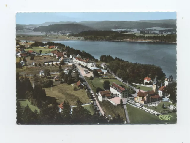 25/CPSM (15x10.5) - Malbuisson - Vue générale aérienne et le Lac