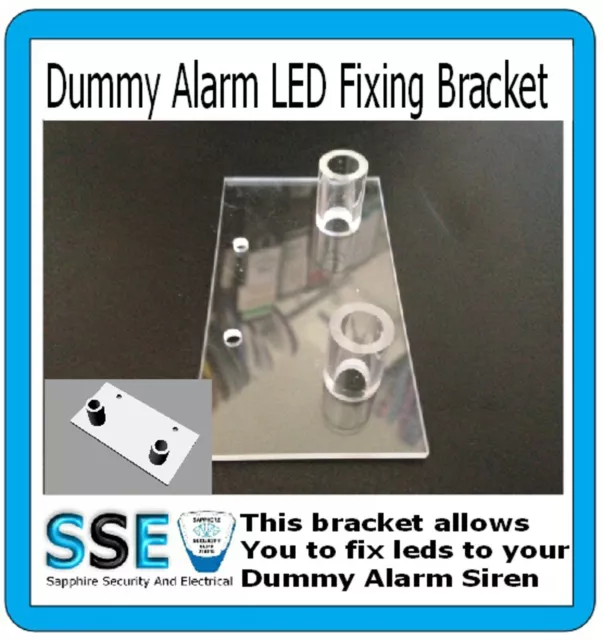 Kit de Fijación de LED Sirena Alarma Dummy - Ajusta tus propios led(s) de forma segura y fácil