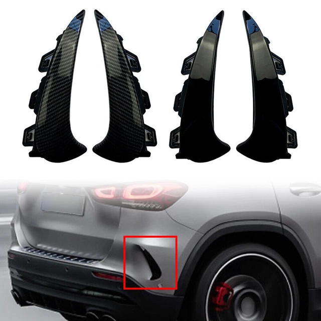 Rear Bumper Splitter Spoiler Canard Air Vent For Mercedes GLA200 260 2020+