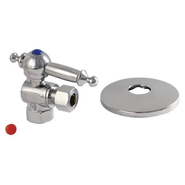 Kingston Brass CC3310.TLK 1-3/4"H Brass Angle Stop Valve - Chrome